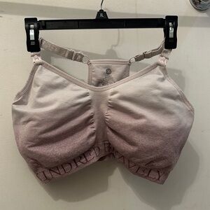 Kindred Bravely Women's Gradient Nursing Bra - Pink and White